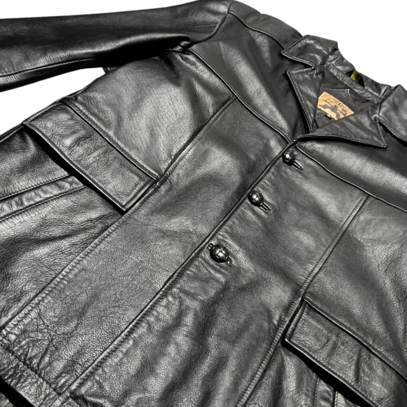 🖤PHASE 2 MEN'S SIZE SMALL BLACK LEATHER JACKET. - Picture 10 of 10